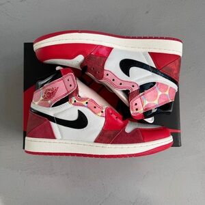 Size 9M/10.5W - Jordan 1 Retro High OG Spider-Man Across the Spider-Verse DV1748